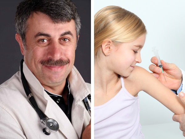 Opinión del Dr. Komarovsky sobre las vacunas