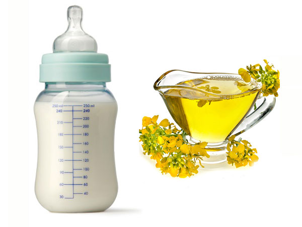 ¿El aceite de colza es nocivo en los alimentos para bebés?