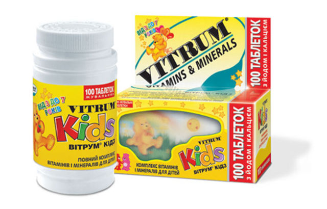 Vitaminas Vitrum para niños