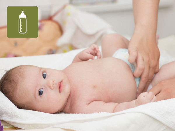 Heces de color verde en bebés con alimentación artificial